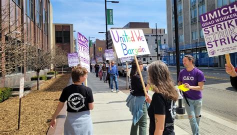 Judge rules University of Michigan grad strike unfair